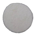 Pouf quadrato in velluto di cotone con profilo a contrasto – Poggiapiedi rivestito color crema con base in legno di pino, capacità 150 kg