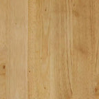 Scrivania Boho scanalata in legno con cassetto e scomparto aperto, Marrone Naturale – Superficie impiallacciata, Struttura in legno, 78,7 cm A x 109,2 cm L x 61 cm P