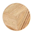 bali & pari Tavolino da caffè Bella in Rattan Naturale e Legno di Mogano Naturale: 45 cm di altezza, nessun montaggio richiesto