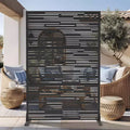 Schermo divisorio metallico per esterni Pannelli decorativi autoportanti da patio