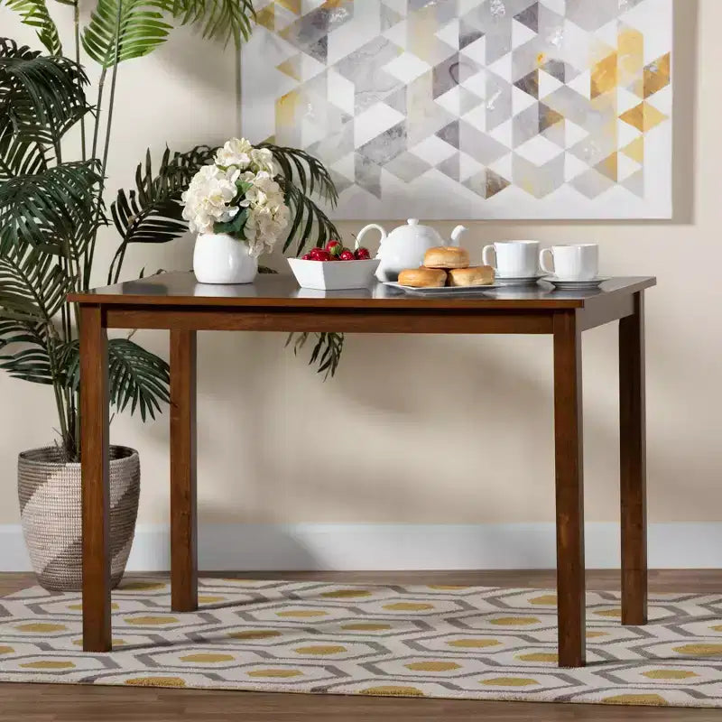 Modern Wood 43-Inch Dining Table