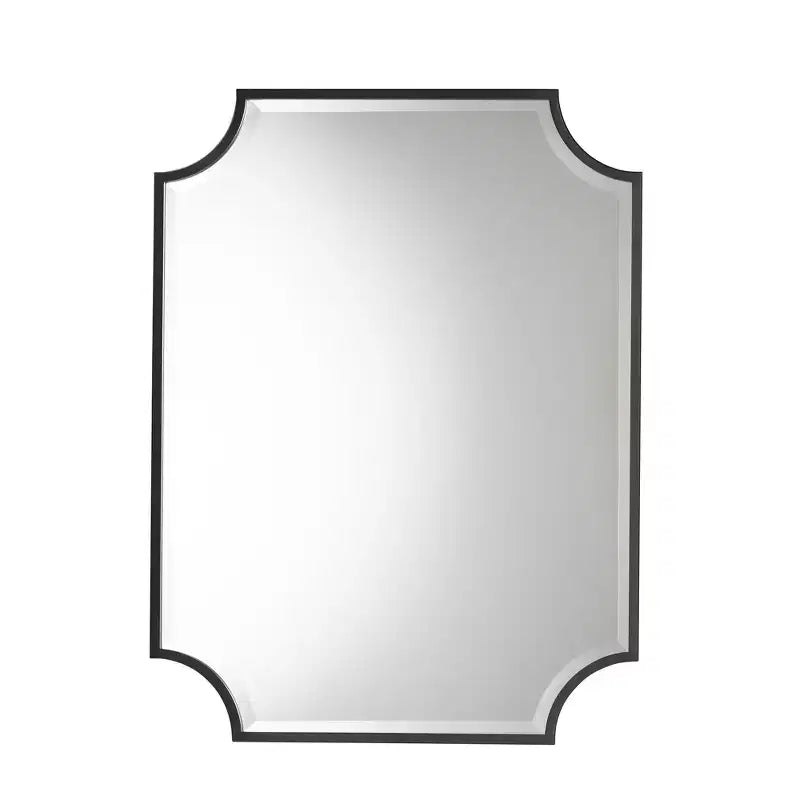 Specchio a muro Black Metal Accent, 76 x 101 cm