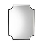 Specchio a muro Black Metal Accent, 76 x 101 cm