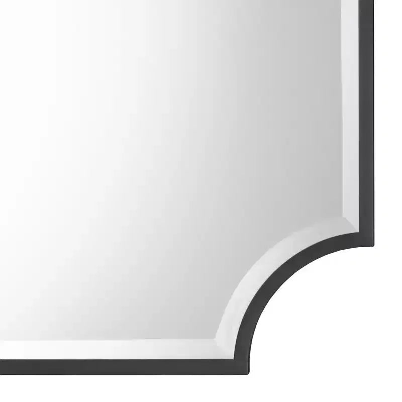 Specchio a muro Black Metal Accent, 76 x 101 cm