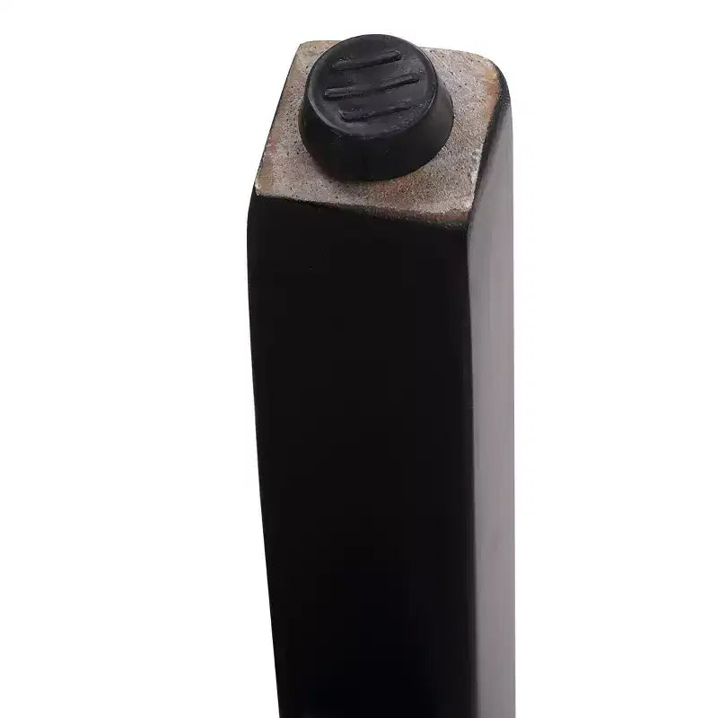 Sgabello da bar imbottito con sedile a sella da 29", set da 2 – Nero/Beige
