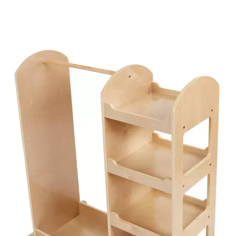 Centro Travestimenti per Bambini con Specchio e Organizzatore Costumi