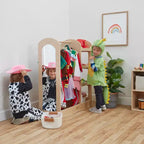 Centro Travestimenti per Bambini con Specchio e Organizzatore Costumi