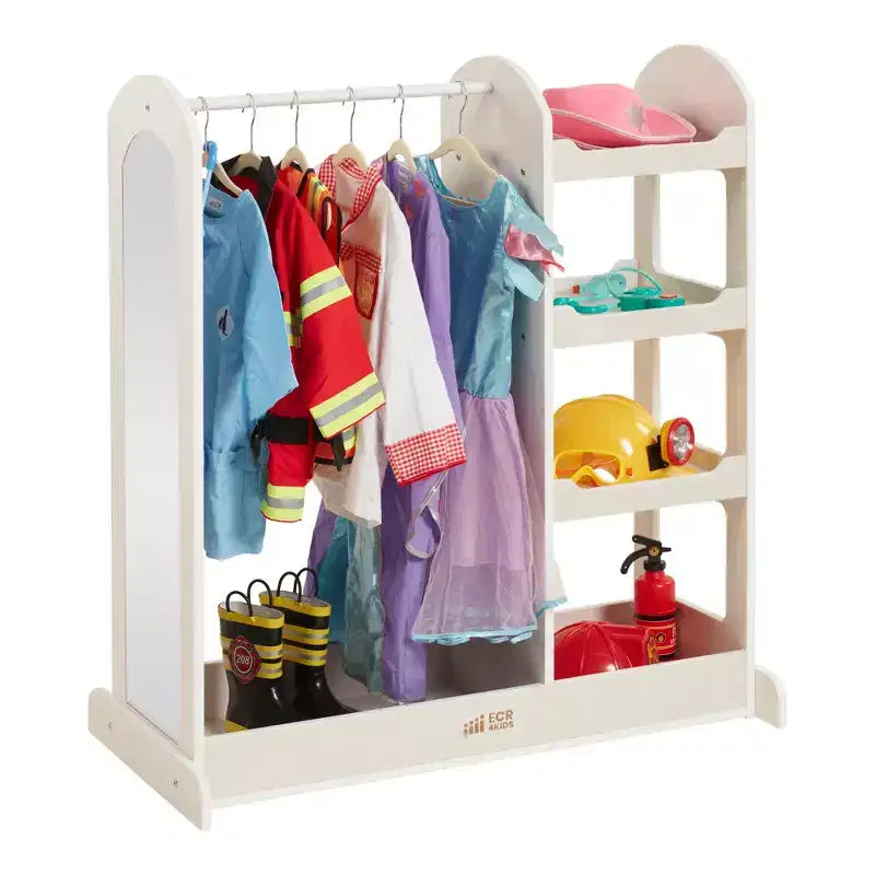 Centro Travestimenti per Bambini con Specchio e Organizzatore Costumi