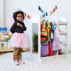Centro Travestimenti per Bambini con Specchio e Organizzatore Costumi