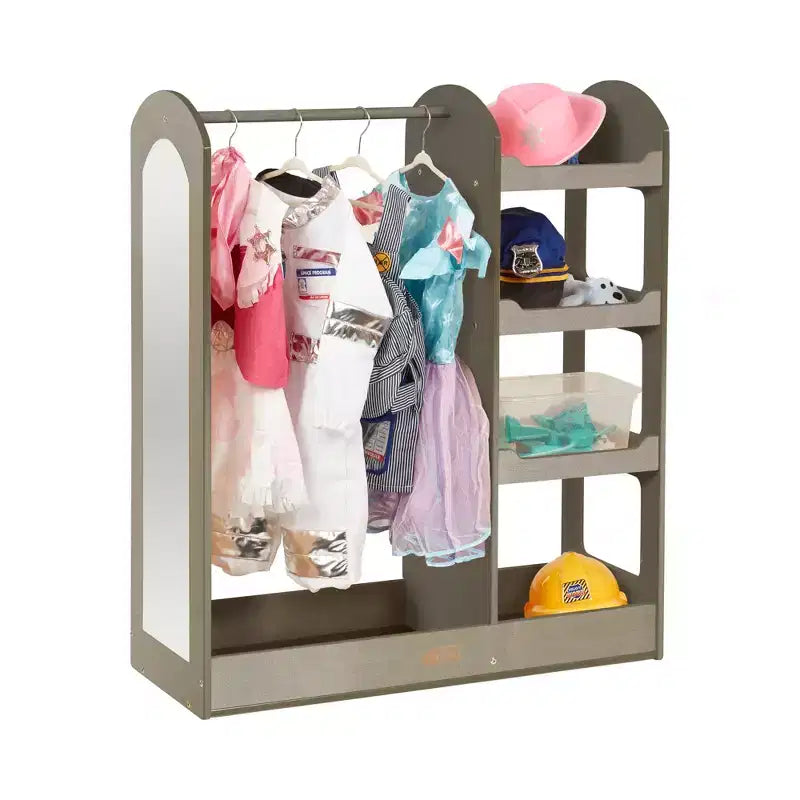 Centro Travestimenti per Bambini con Specchio e Organizzatore Costumi