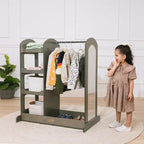 Centro Travestimenti per Bambini con Specchio e Organizzatore Costumi