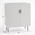 Mobile Buffet a 2 Ante con Scanalature Frontali