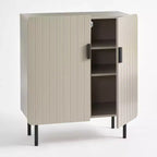 Mobile Buffet a 2 Ante con Scanalature Frontali