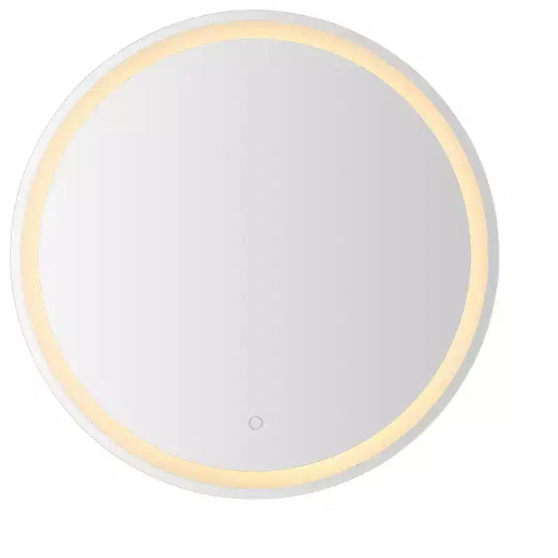 Specchio da bagno rotondo senza cornice a LED con antiappannamento e controllo smart touch