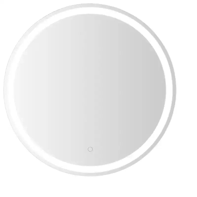 Round Frameless LED Bathroom Vanity Mirror with Anti-Fog and Smart Touch Control