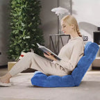 Sedia da pavimento regolabile in 14 posizioni con seduta imbottita, poltrona pieghevole "Lazy Sofa"