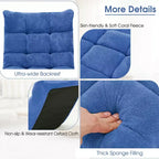 Sedia da pavimento regolabile in 14 posizioni con seduta imbottita, poltrona pieghevole "Lazy Sofa"
