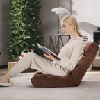 Sedia da pavimento regolabile in 14 posizioni con seduta imbottita, poltrona pieghevole "Lazy Sofa"