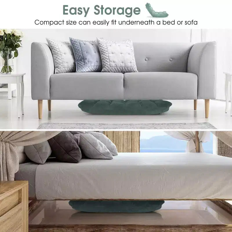 Sedia da pavimento regolabile in 14 posizioni con seduta imbottita, poltrona pieghevole "Lazy Sofa"