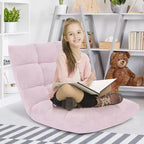 Sedia da pavimento regolabile in 14 posizioni con seduta imbottita, poltrona pieghevole "Lazy Sofa"