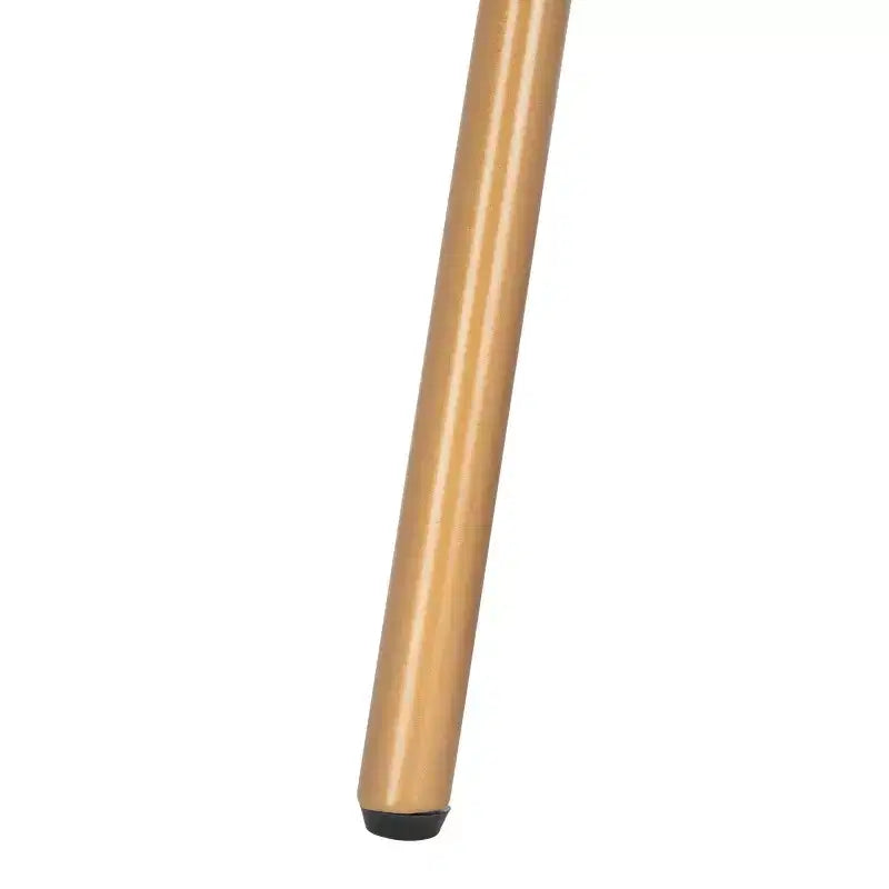 Poltrona d'accento in velluto con gambe dorate