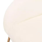 Poltrona d'accento in velluto con gambe dorate