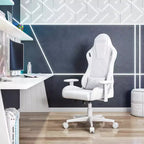 Sedia da gaming in velluto con memory foam e supporto lombare regolabile