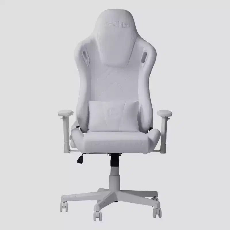 Sedia da gaming in velluto con memory foam e supporto lombare regolabile