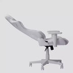 Sedia da gaming in velluto con memory foam e supporto lombare regolabile