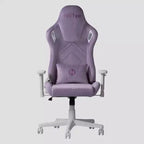Sedia da gaming in velluto con memory foam e supporto lombare regolabile