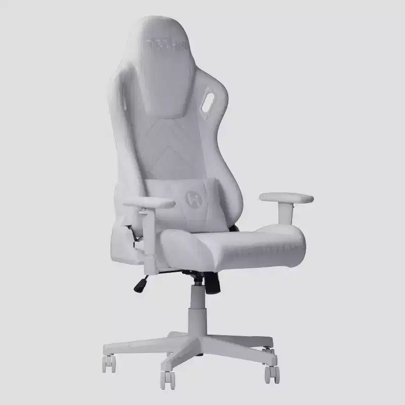 Velvet Memory Foam Gaming Chair with Adjustable Lumbar Support