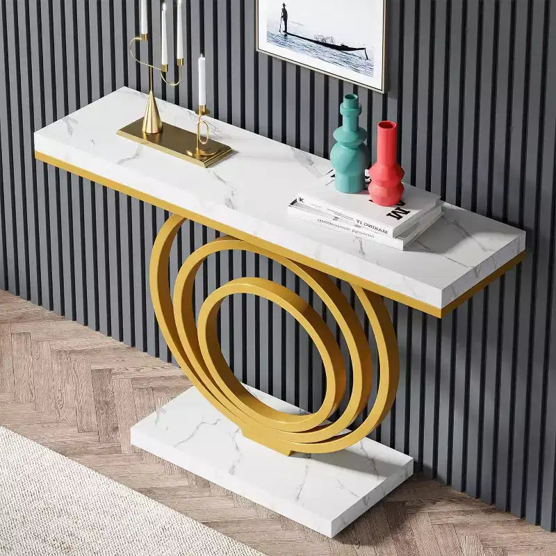 Tavolo Consolle Lungo Stretto da 41 Pollici