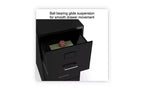 Classificatore verticale Alera Soho, 2 cassetti: Archivio/Archivio, Lettera, Nero, 14 x 18 x 24,1