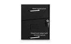 Classificatore verticale Alera Soho, 2 cassetti: Archivio/Archivio, Lettera, Nero, 14 x 18 x 24,1